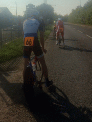 At the time trial start