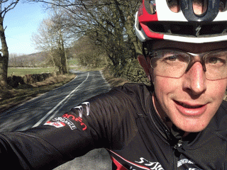 Yorkshire Dales: feeling fresh on the early climbs