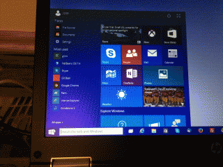 Windows 10 Preview: start menu