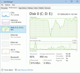 Windows 10 Preview: task manager disk