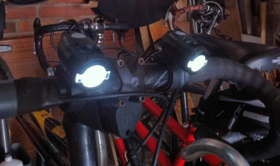 Electron Terra 2 bike lights