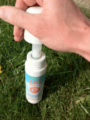 Pumping the GreenOil CF3 spray