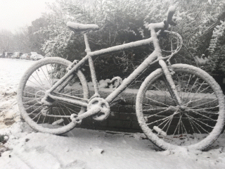 Stow Scramble: snow bike!