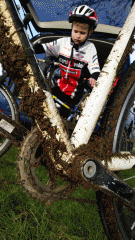 Trinity Cross: Dad's muddy bike