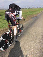Diss & District CC 25-mile time trial: heading home