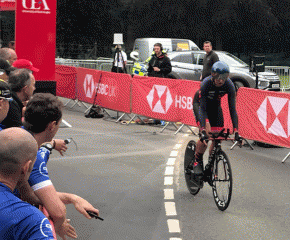 National time trial champs: off the start ramp