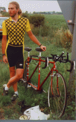 1996 tandem time trialling: Andy Tyler