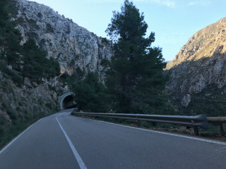 A road tunnel on the north coast