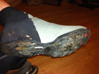 Bottom view of Pro-Blaze overshoes
