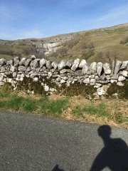 Yorkshire Dales: cycling past Malham Cove