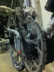 Iced-up front mech