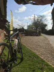 Cafe stop at Smile Bikes in Chedgrave