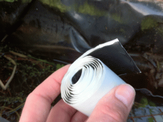 Pond liner repair tape