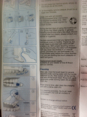 electric toothbrush instructions